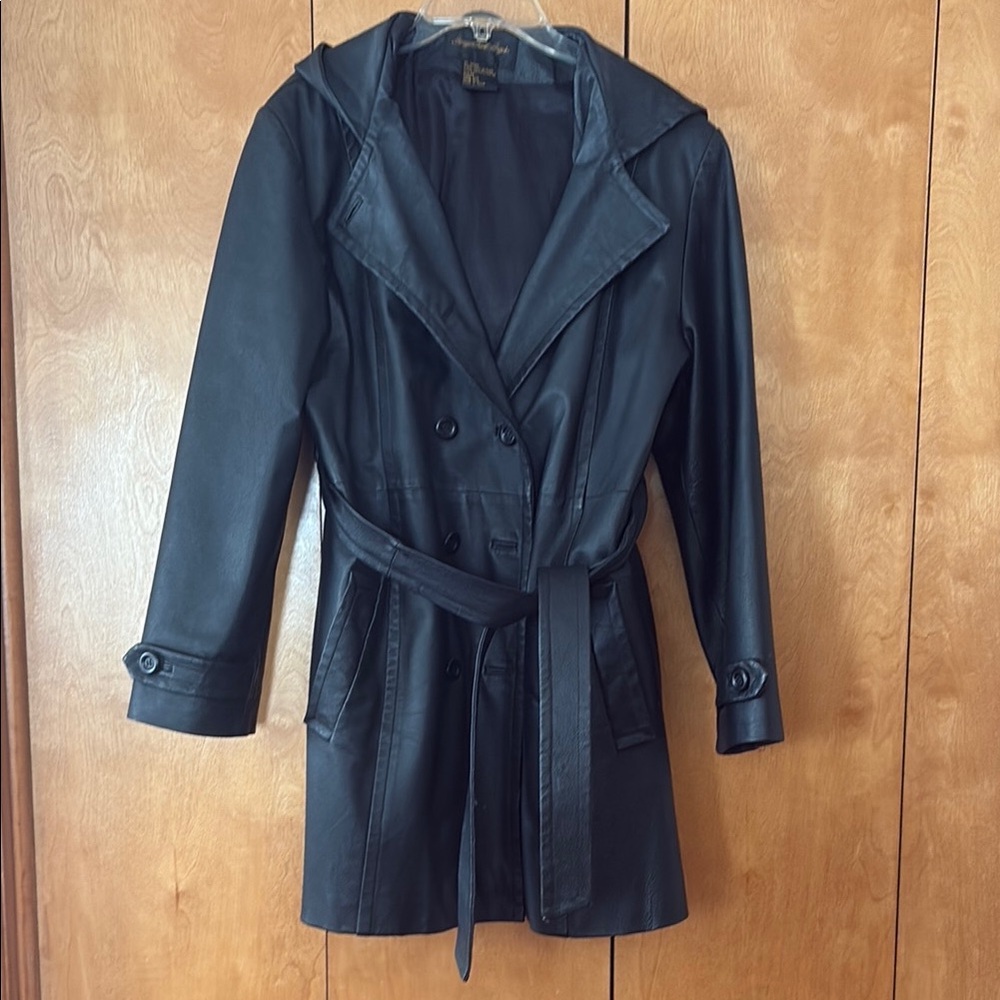 Women's Black Trench Coat